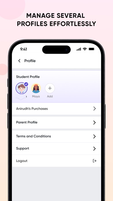 PW Parent App Screenshot