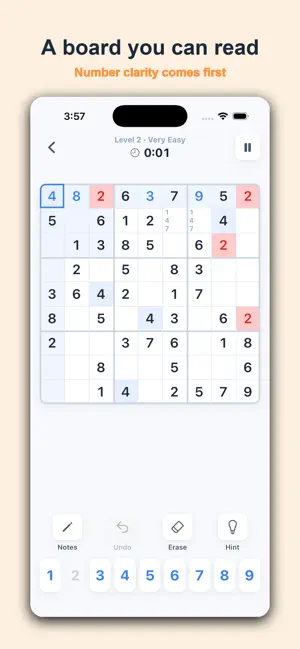 Sudoku 250 screenshot 2