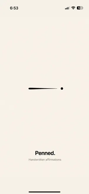 Penned: Daily Affirmations screenshot 1