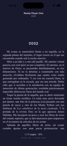 Focal reading screenshot