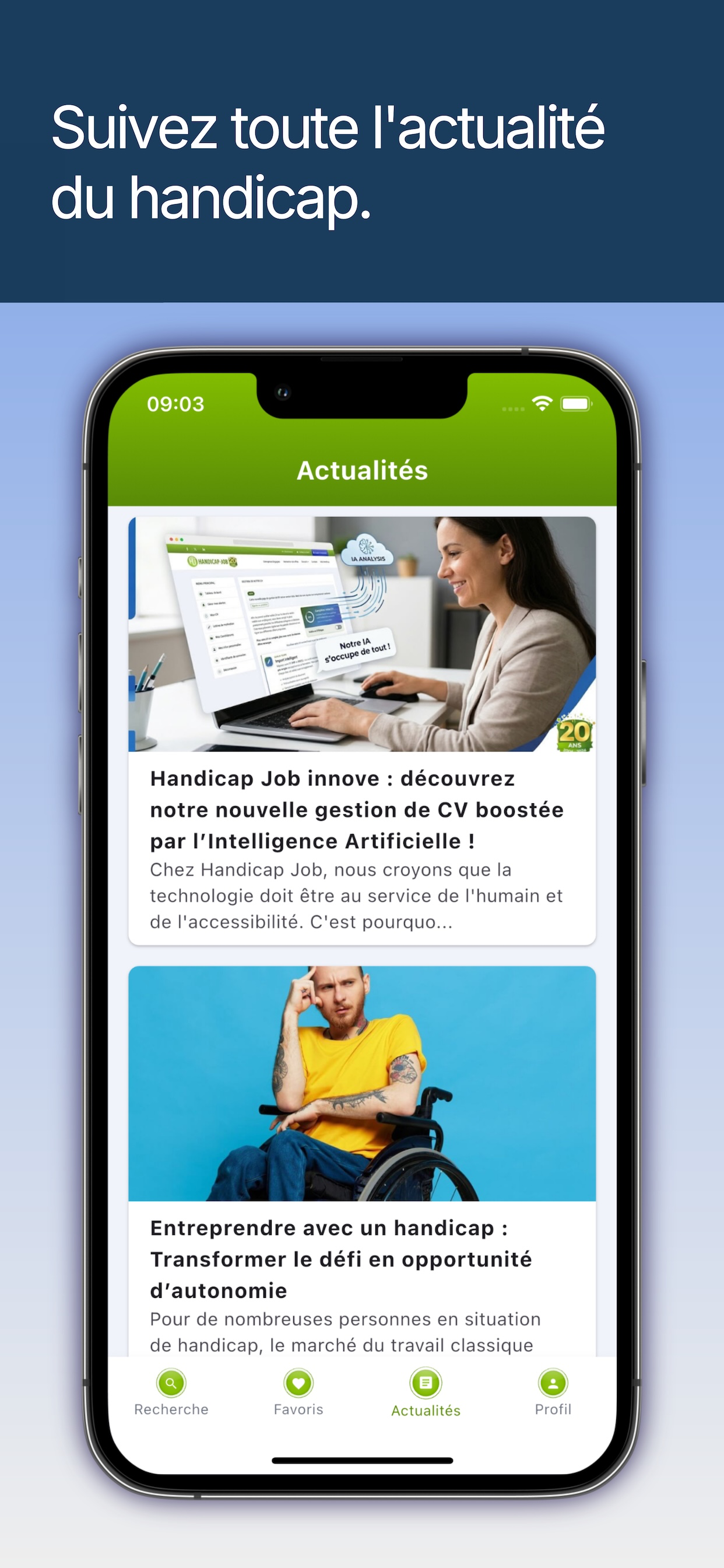 Handicap-Job : Offres d'emploi