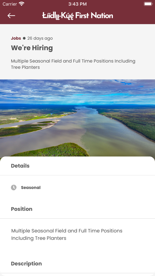 #5. Liidlii Kue First Nation (iOS) 由: Liidlii Kue First Nation