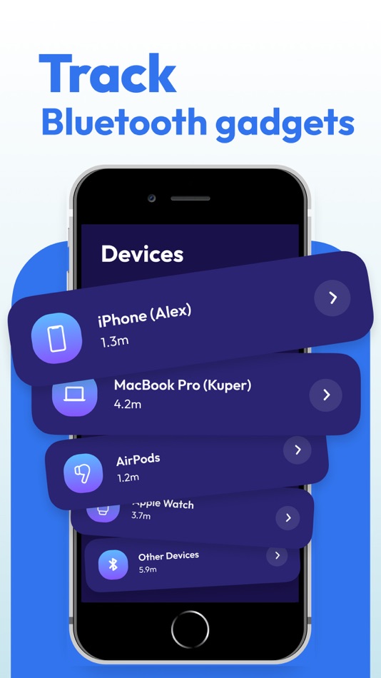 #4. Air Tracker, Bluetooth Scanner (iOS) 게시자: Lucy Vivo