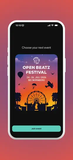 Screenshot von Open Beatz Festival auf dem iPhone 2