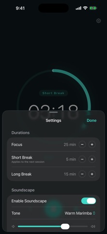 NeoFocus – Focus Timer Screenshot 2 of 4