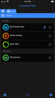 enterprise files iphone capturas de pantalla 2