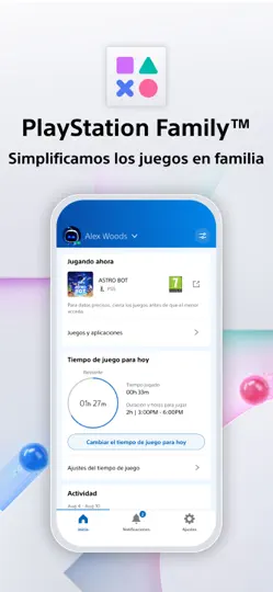 Captura de pantalla de PlayStation Family en iPhone 1