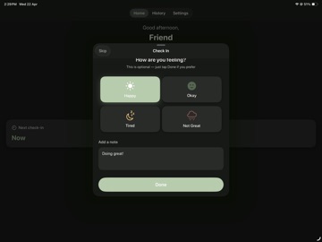 App screenshot