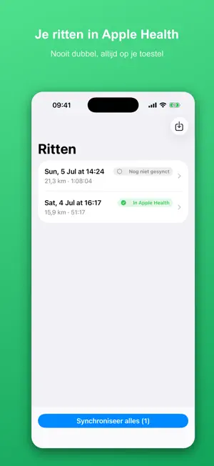 FitSync sync FIT to Health screenshot 1
