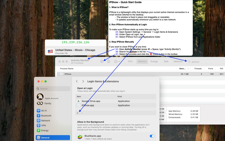 #2. IPShow -VPN IP always in sight (macOS) 由: Konstantin Klyatskin