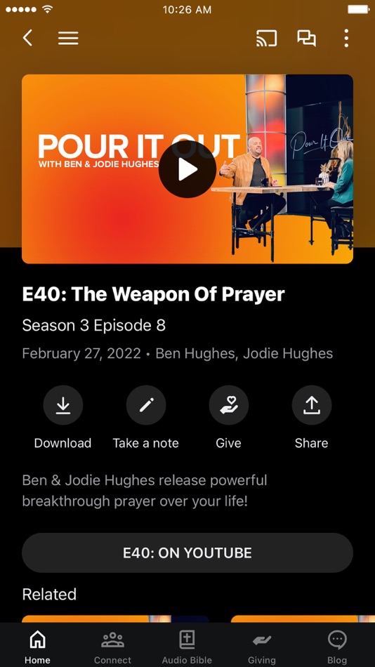 #3. Pour It Out (iOS) 由: Pour It Out Ministries