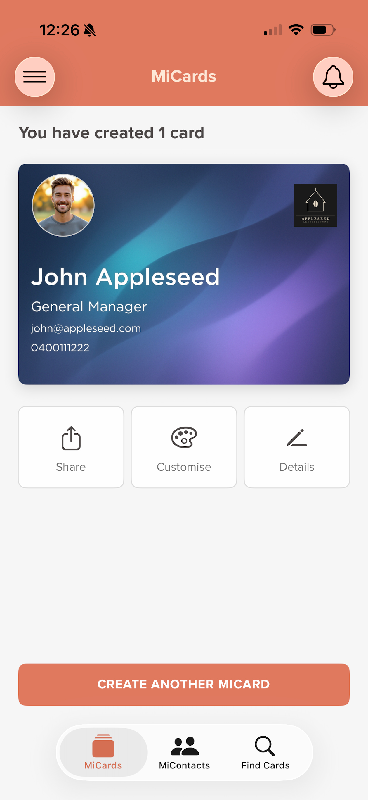 MiCard Connect – Digital Cards screenshot 5