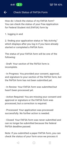 FAFSA Student Aid Guide 2025 Screenshot 9 of 10