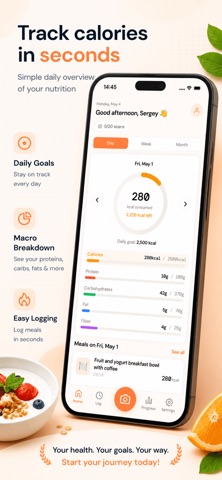 NutryMe: Nutrition Tracker Screenshot 1 of 5