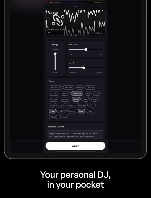 Music Playlist by Mood - CORRD