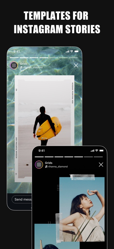 GRIDS Post maker for Instagram - Engaging Story Designs