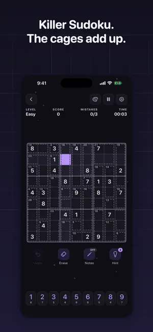 Sudoku & Killer Sudoku screenshot 3
