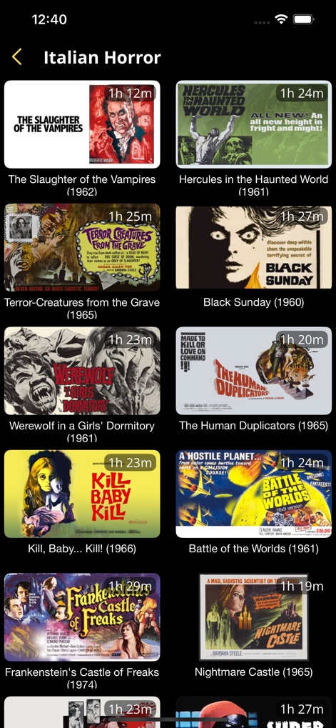 Classic Horror Movie Channel - Entertainment App | MWM