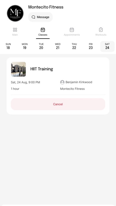 Montecito Fitness iPhone screenshot 4 - Health & Fitness app