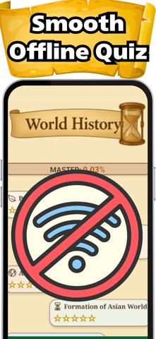 World History Quiz Trivia Game iPhone screenshot