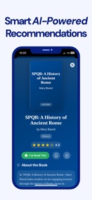 AI Book Recommendations Booker screenshot
