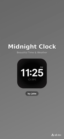 Night Clock + Weather Screenshot 1 of 1