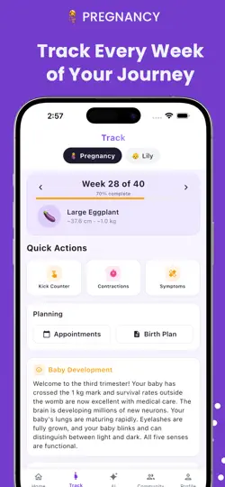 NurtureAI: AI Pregnancy & Baby iPhone Screenshot 3
