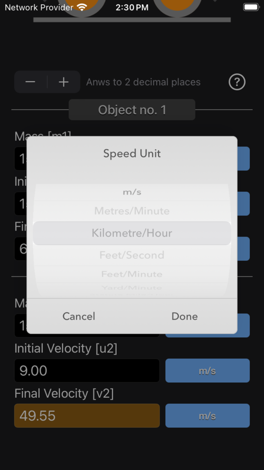#8. Conservation of Momentum Calc (iOS) 由: Nitrio