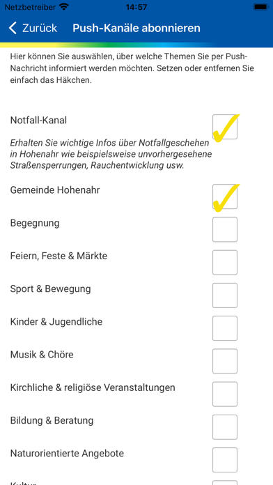 Hohenahr erleben Screenshot