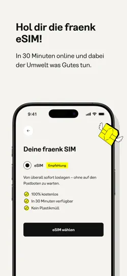 Screenshot von Fraenk: Die Mobilfunk App auf dem iPhone 6