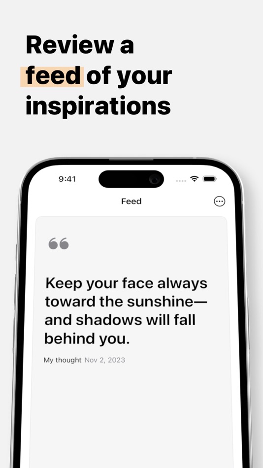 #6. Thoughts - Quotes Manager (iOS) 由: Henri Bredt