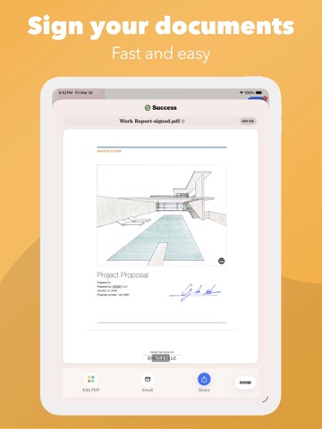 PDF it All Document Converter iPad screenshot