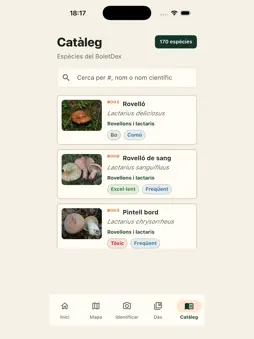 BoletDex: Identifica bolets screenshot 15