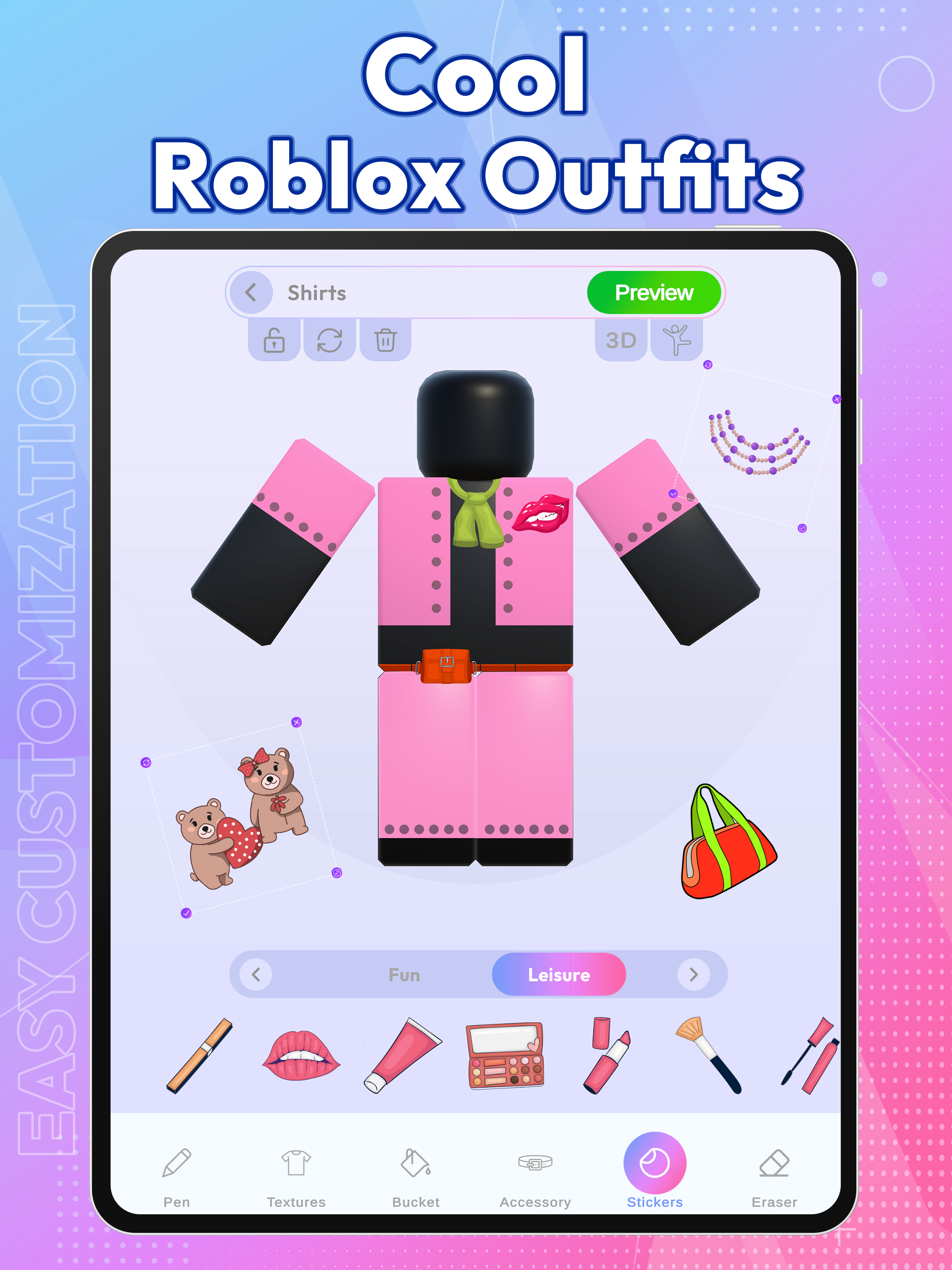 CraftBlox: RBLX Skins & Outfit screenshot 15
