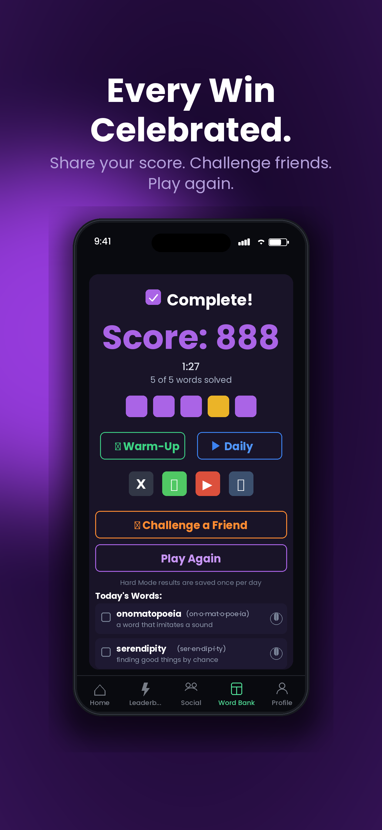 Syllabyte - Daily Word Game