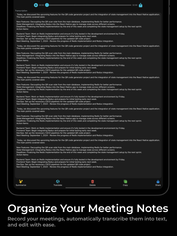 App screenshot