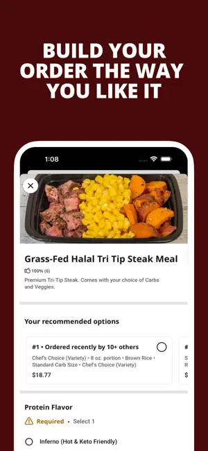 Gainz and Shreds Meal Prep screenshot 2