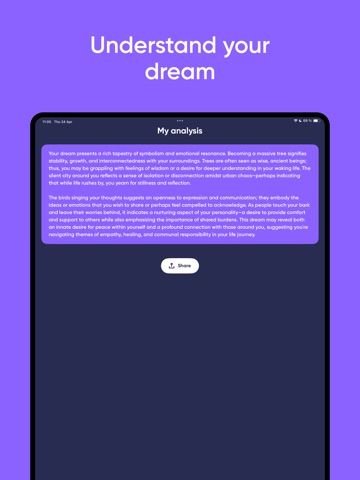 Dreamly: Dream Interpretation iPad screenshot