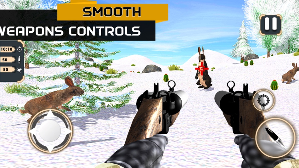 #4. Double Guns Rabbit Hunting 3D (iOS) โดย: muhammad tahir ul nasir