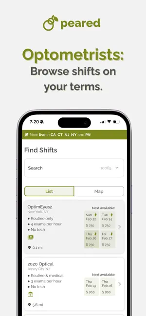 Peared: Optometry Fill-Ins screenshot 1