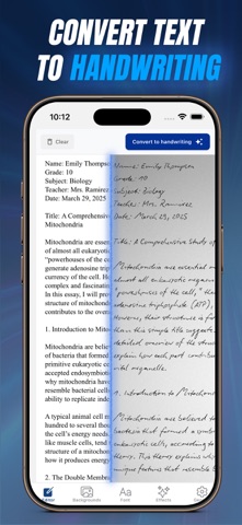 CursiveAI: Text to Handwriting Screenshot 1 of 8
