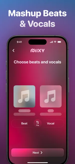 Mixy - Make Mashups iPhone screenshot 2