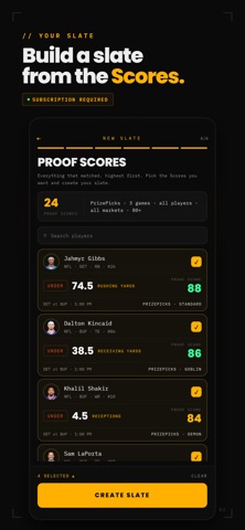Proof Picks Terminal Screenshot 2 of 7
