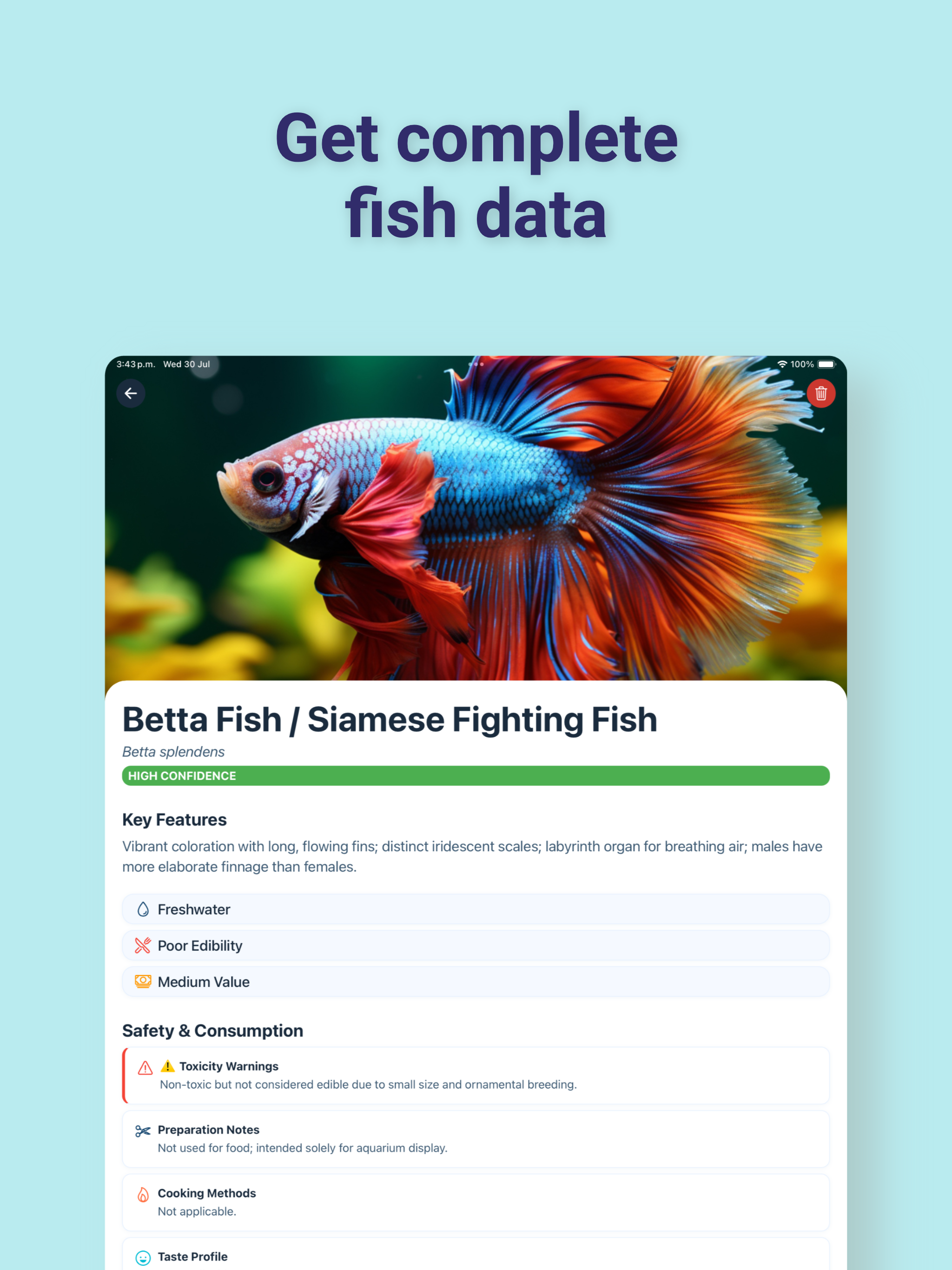 Fish Identifier: AquaSpot