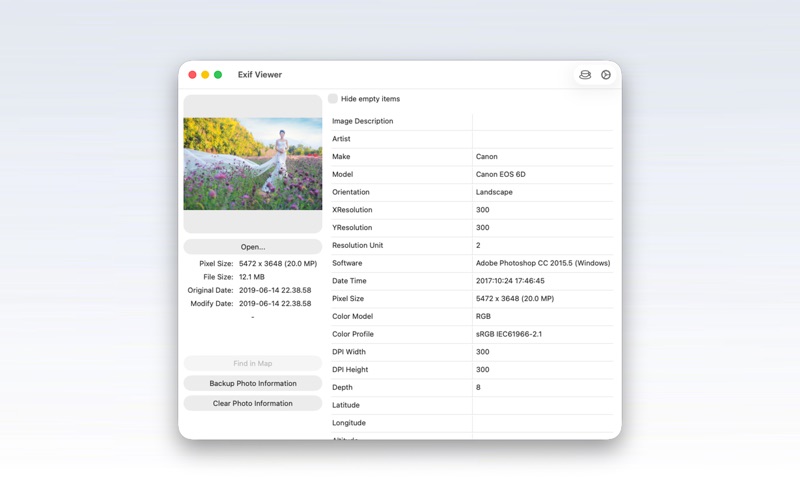 App screenshot