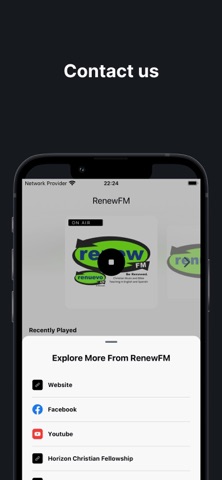 RenewFM screenshot