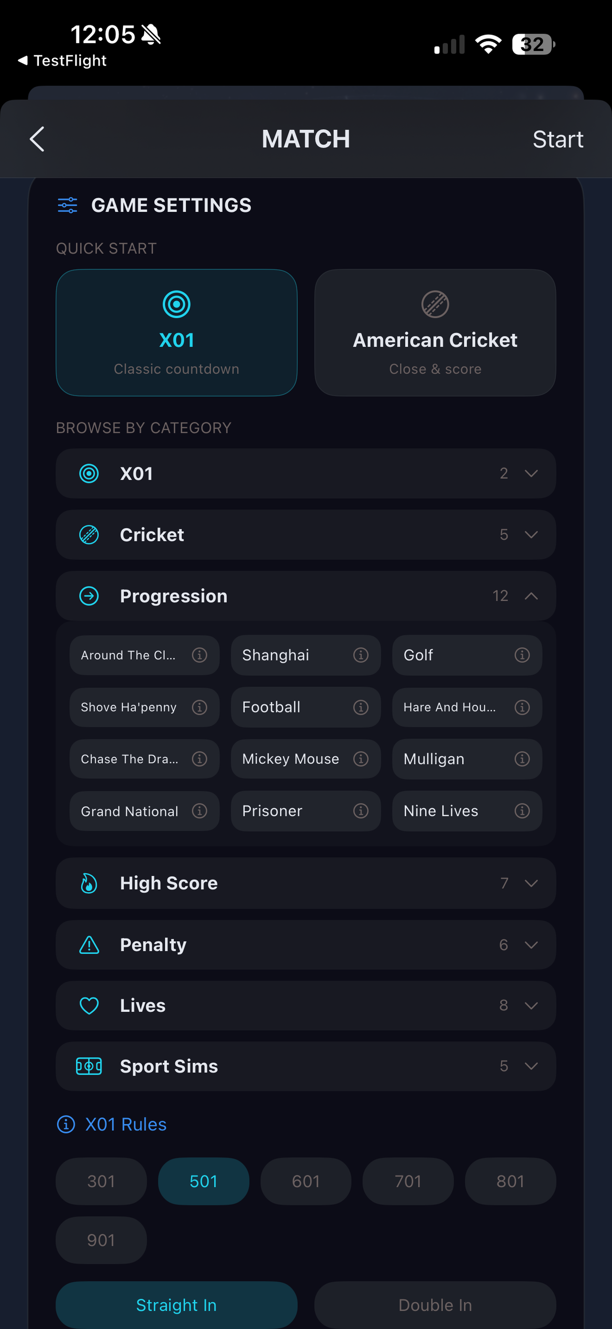 Artemis Darts screenshot 2