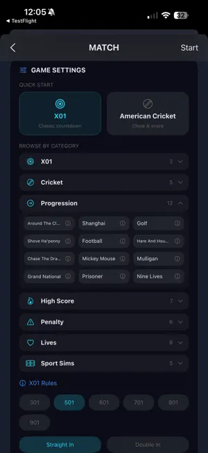 Artemis Darts screenshot 2