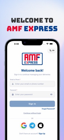 AMF Express Screenshot 1 of 3