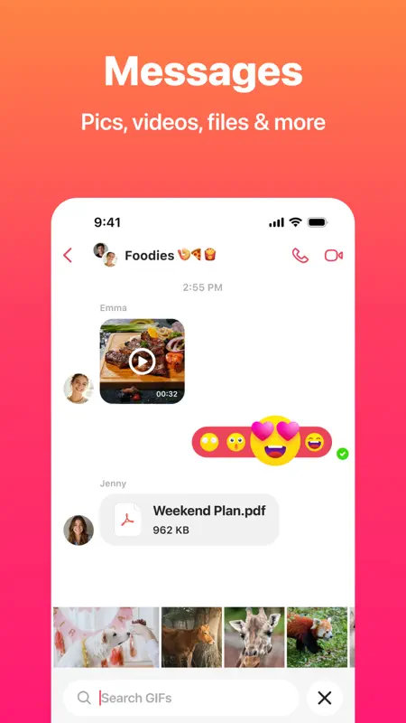JusTalk - Video Chat & Calls screenshot 3 of 10